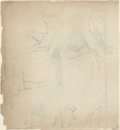 Sheet of Studies [recto and verso]