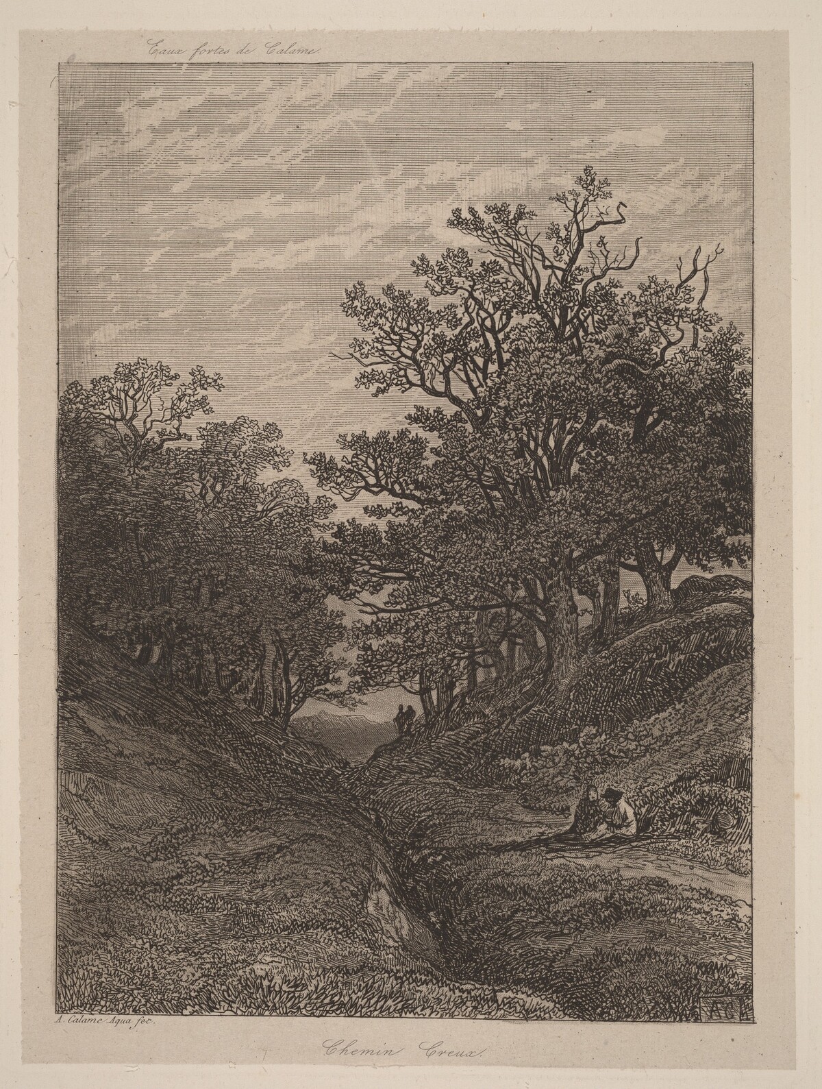 Chemin Creux by Alexandre Calame