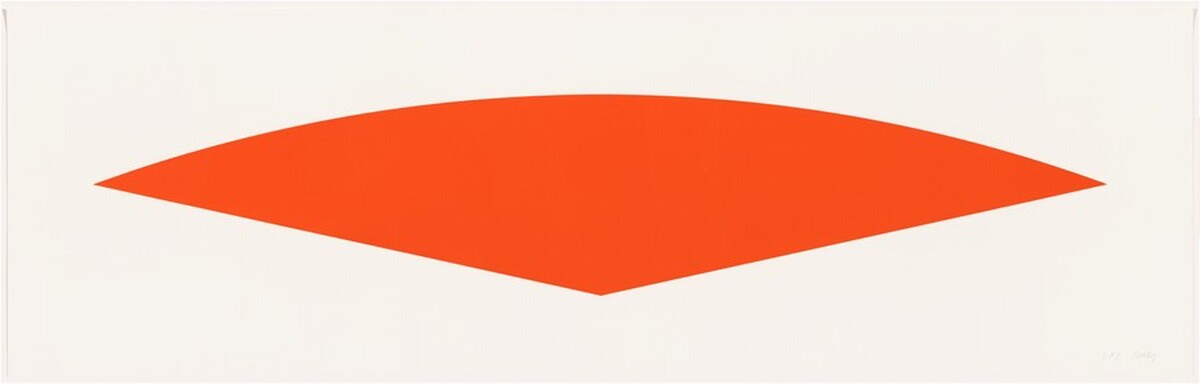 Red Curve (State II) by Ellsworth Kelly