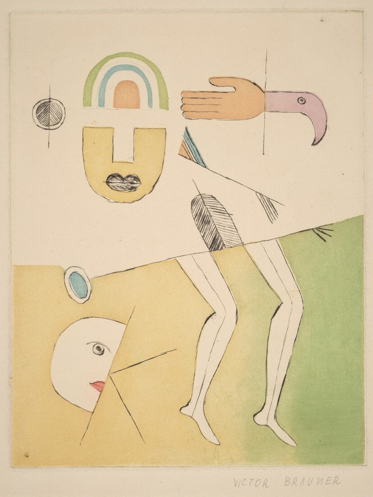 The Statues by Victor Brauner