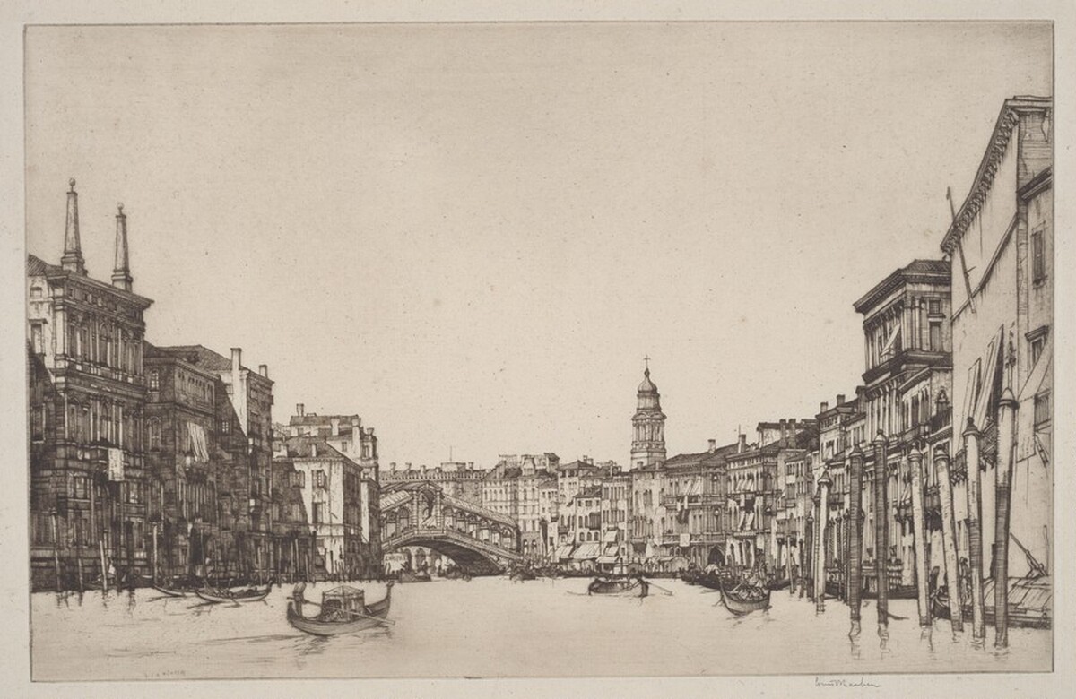 Grand Canal, Venice by Louis Conrad Rosenberg
