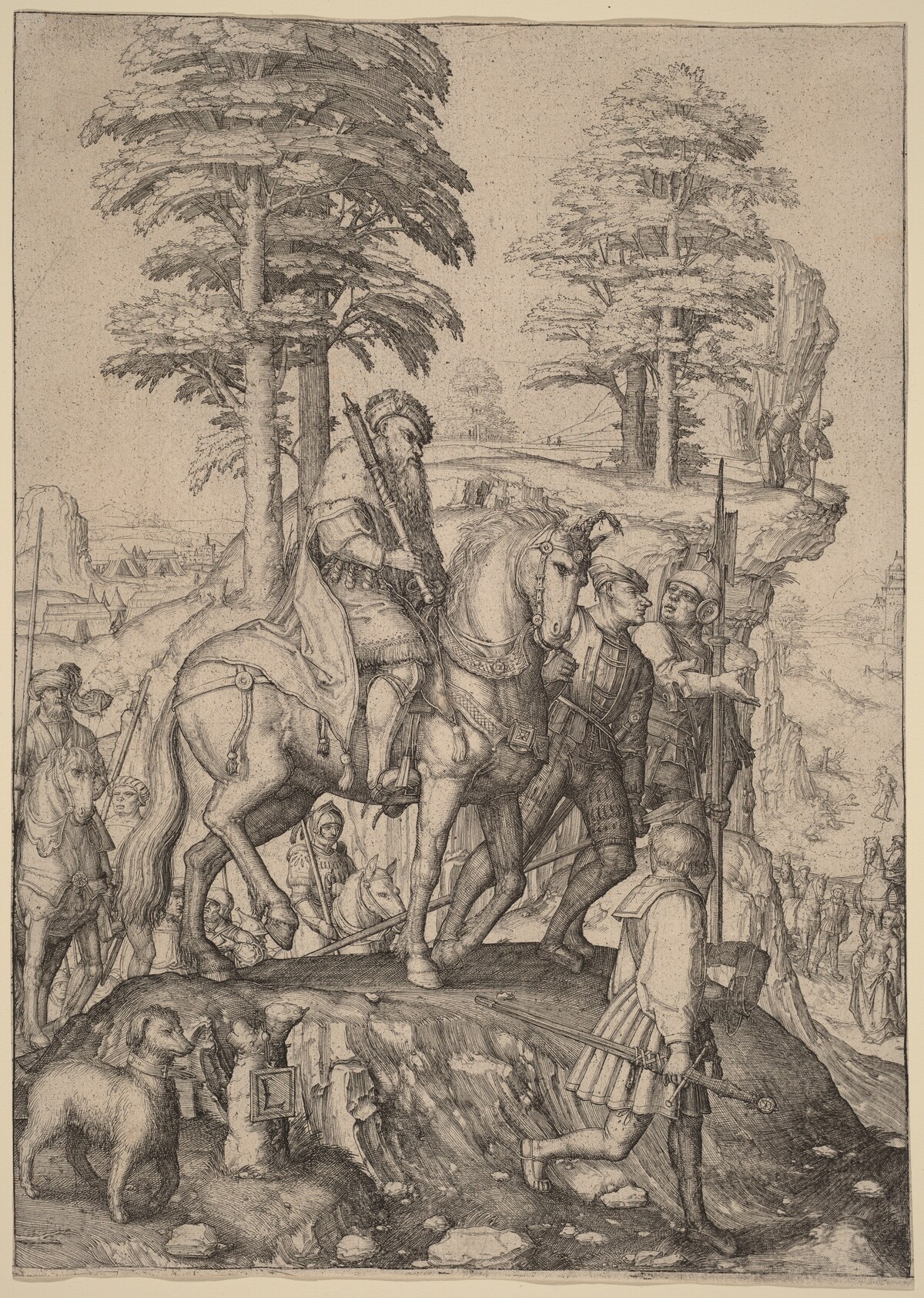 Abigail and David by Lucas van Leyden