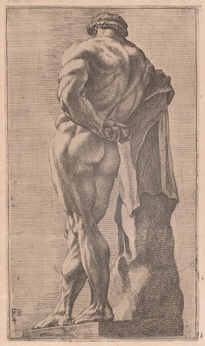 The Farnese Hercules, seen from behind [plate 4]