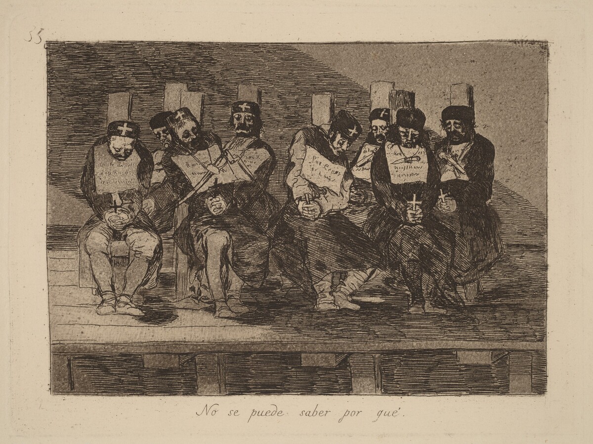 No se puede saber por que (One Can't Tell Why) by Francisco Goya