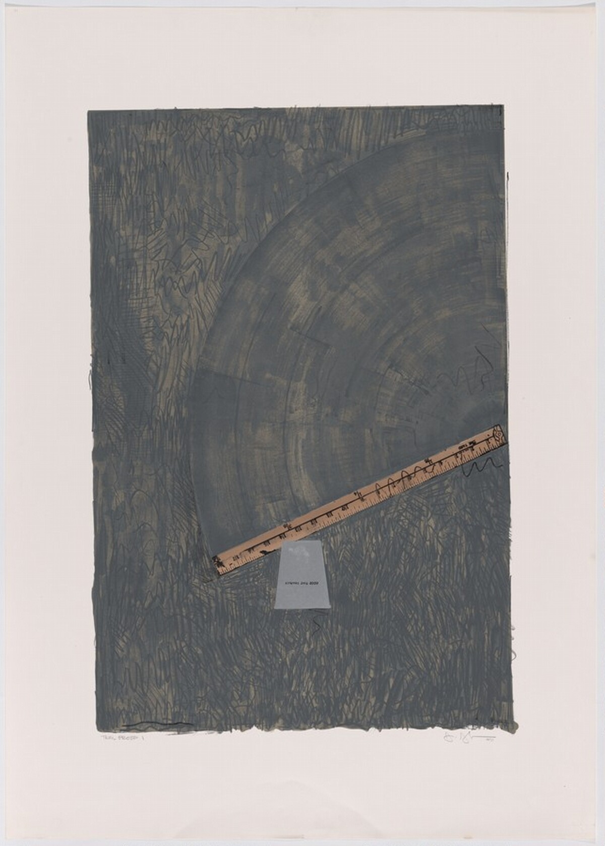 Good Time Charley II [trial proof] by Jasper Johns