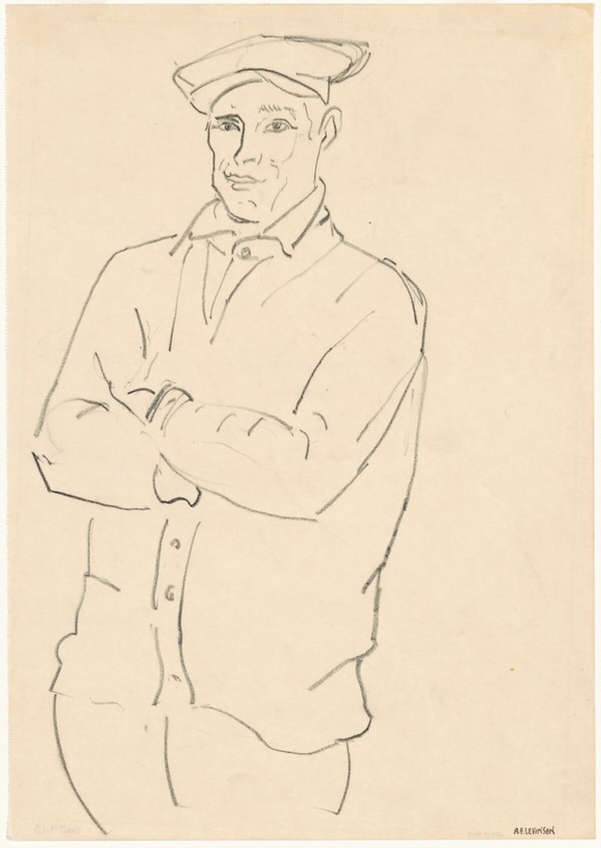 Louis, an Italian Fisherman, Glouscester by Abraham F. Levinson