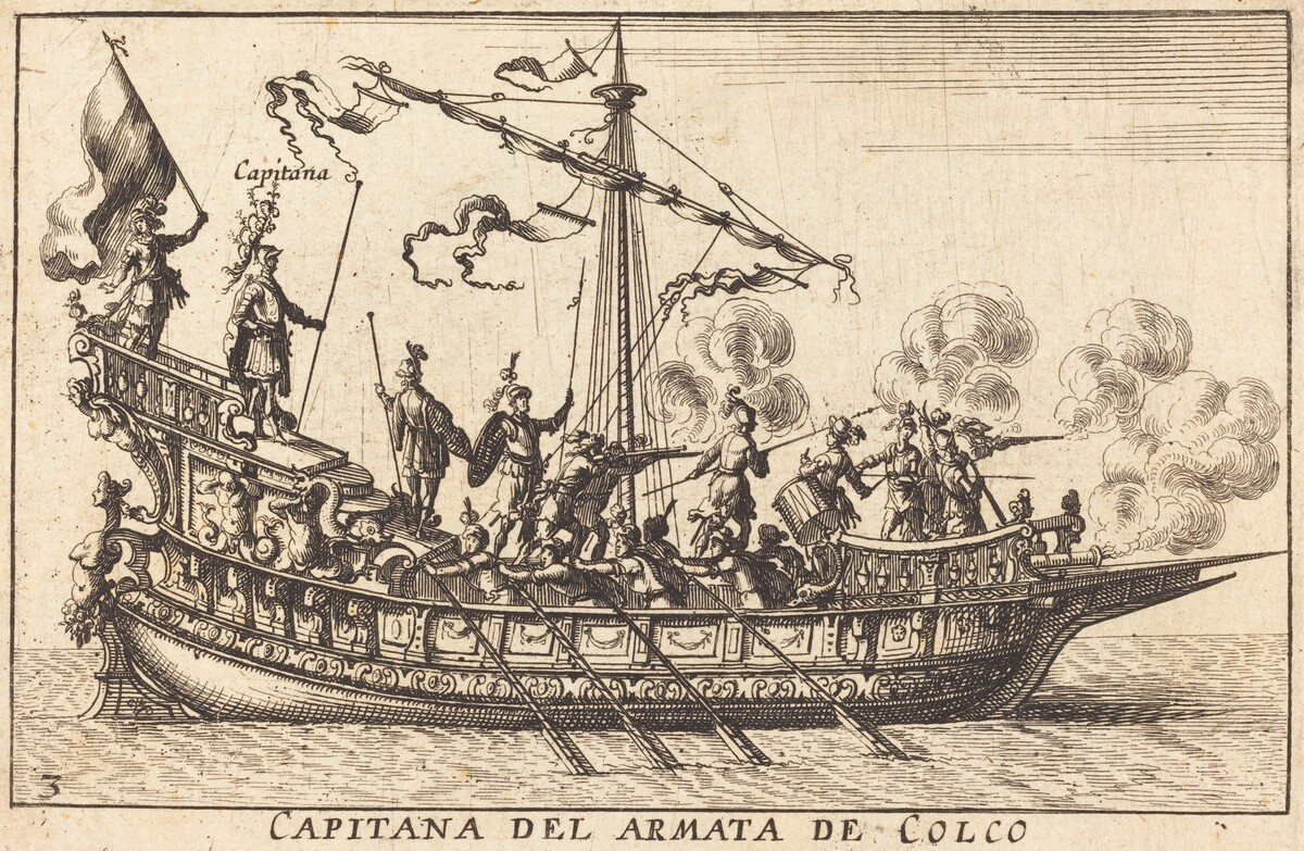 Capitana del Armata de Colco by Balthasar Moncornet after Remigio Cantagallina