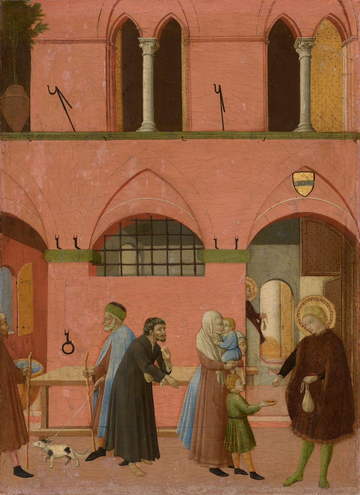 Saint Anthony Distributing His Wealth to the Poor by Master of the Osservanza (Sano di Pietro?)