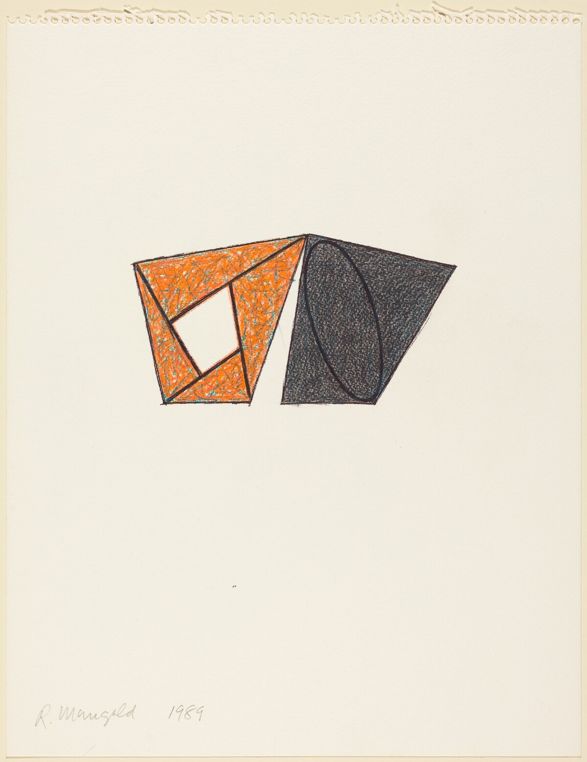 Untitled by Robert Mangold