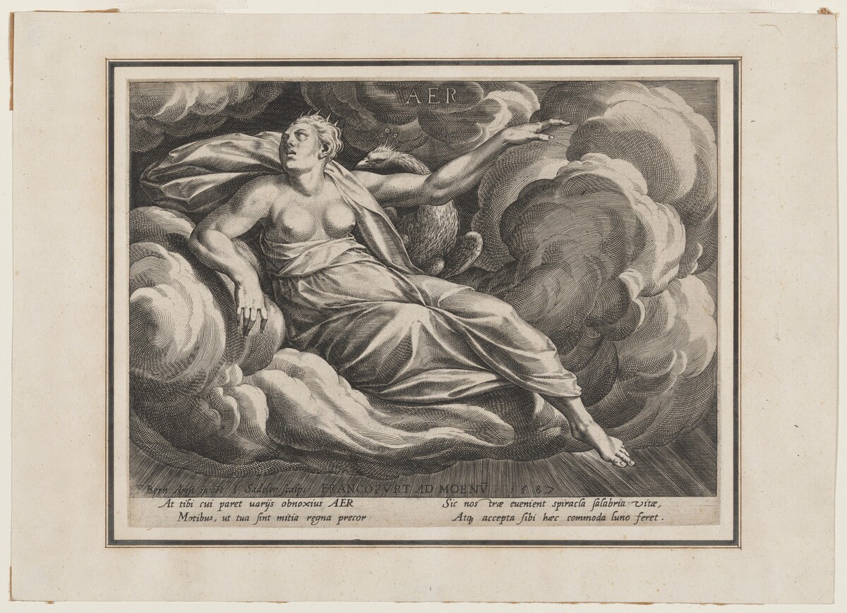 Air by Jan Sadeler I, after Dirck Barendsz