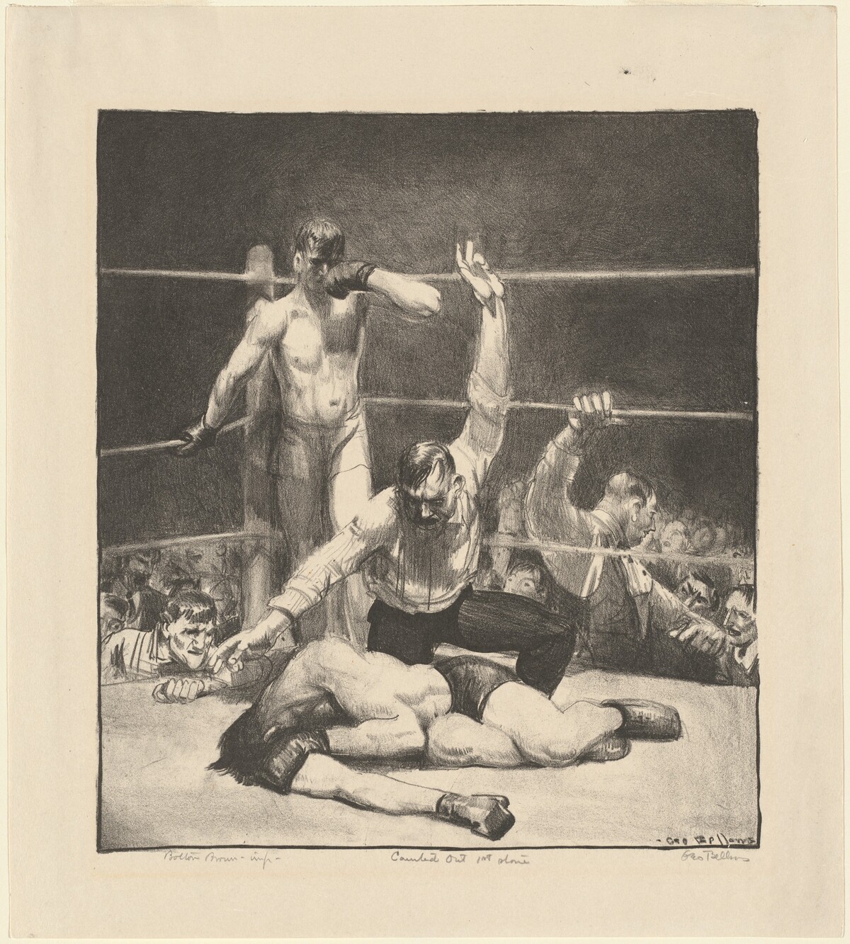 Counted Out, first stone by George Bellows