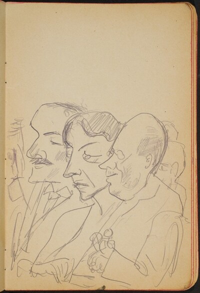 Menschen [in einem Casino?] (People [in a Casino?]) [p. 5]