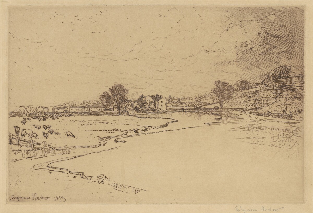 Sawley Abbey by Francis Seymour Haden