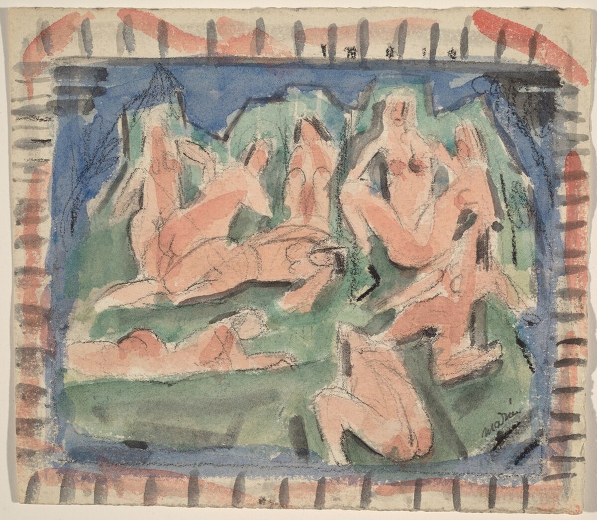 Grouping: Pink Ladies by John Marin