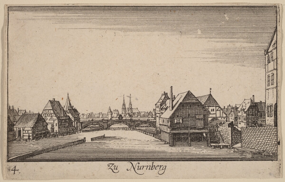 Nuremberg by Wenceslaus Hollar