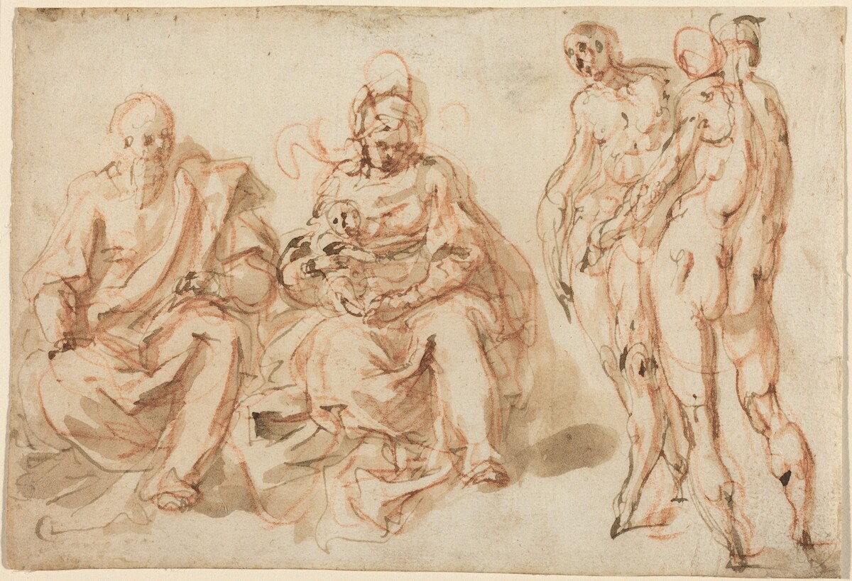 The Adoration of the Shepherds by Cesare Pollini