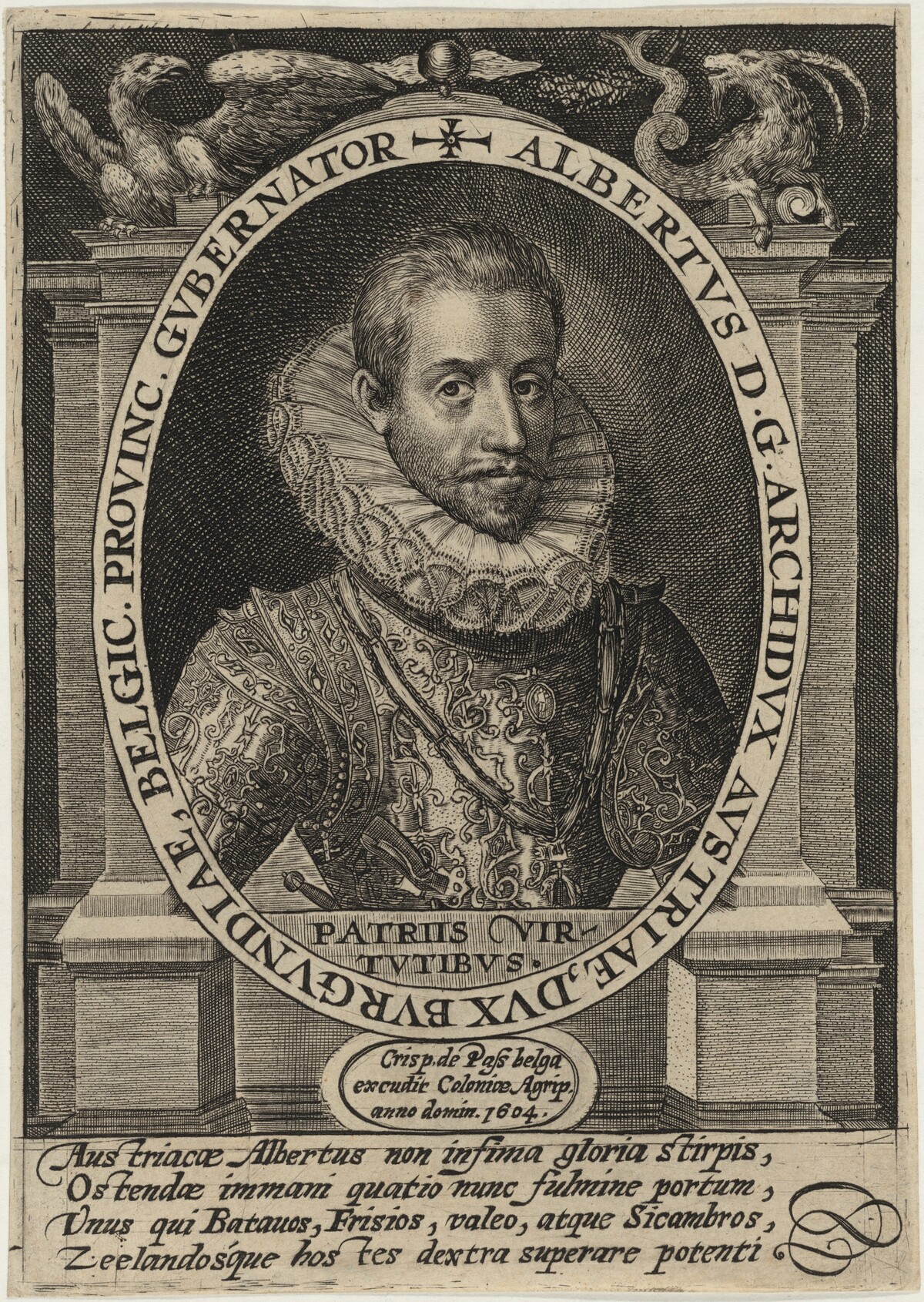 Albert of Austria, Governor of the Southern Netherlands by Crispijn de Passe I