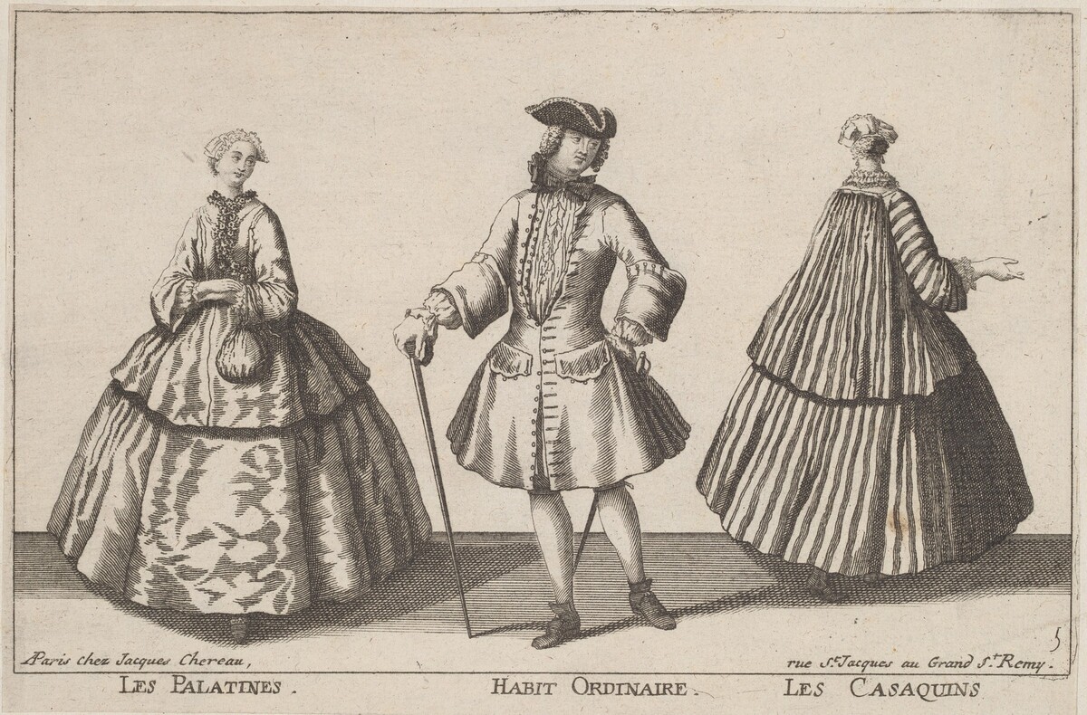 Les Palatines/Habit Ordinaire/Les Casaquins by published by Jacques Chéreau