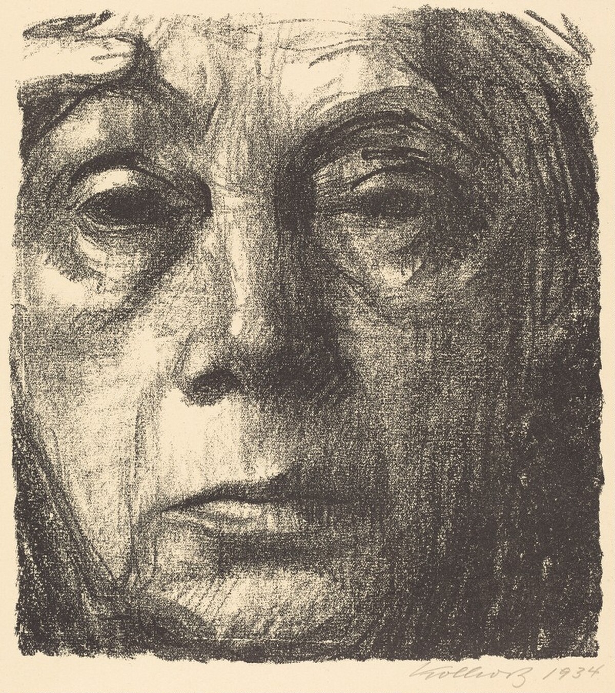 Self-Portrait by Käthe Kollwitz