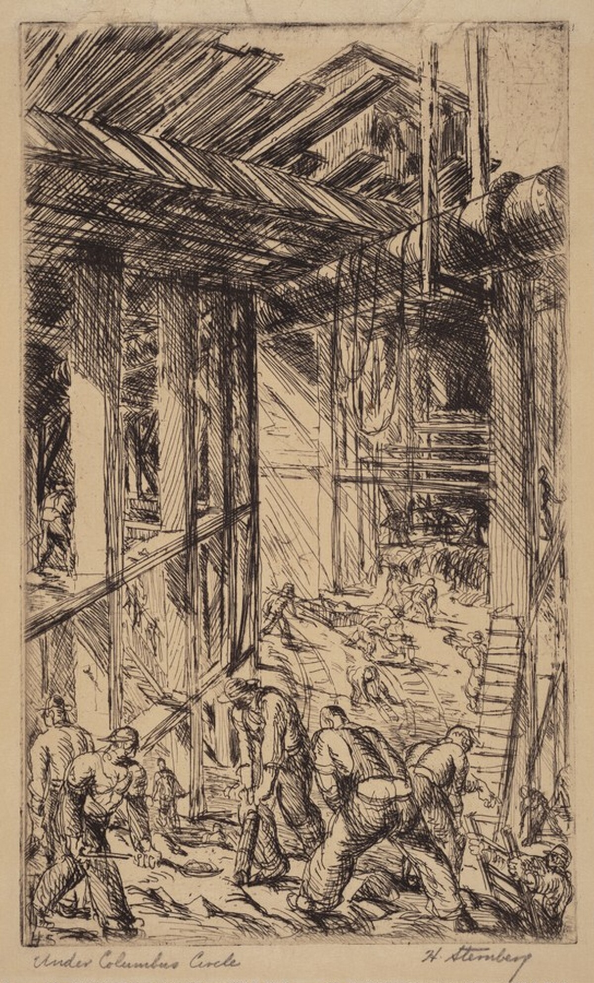 Under Columbus Circle by Harry Sternberg