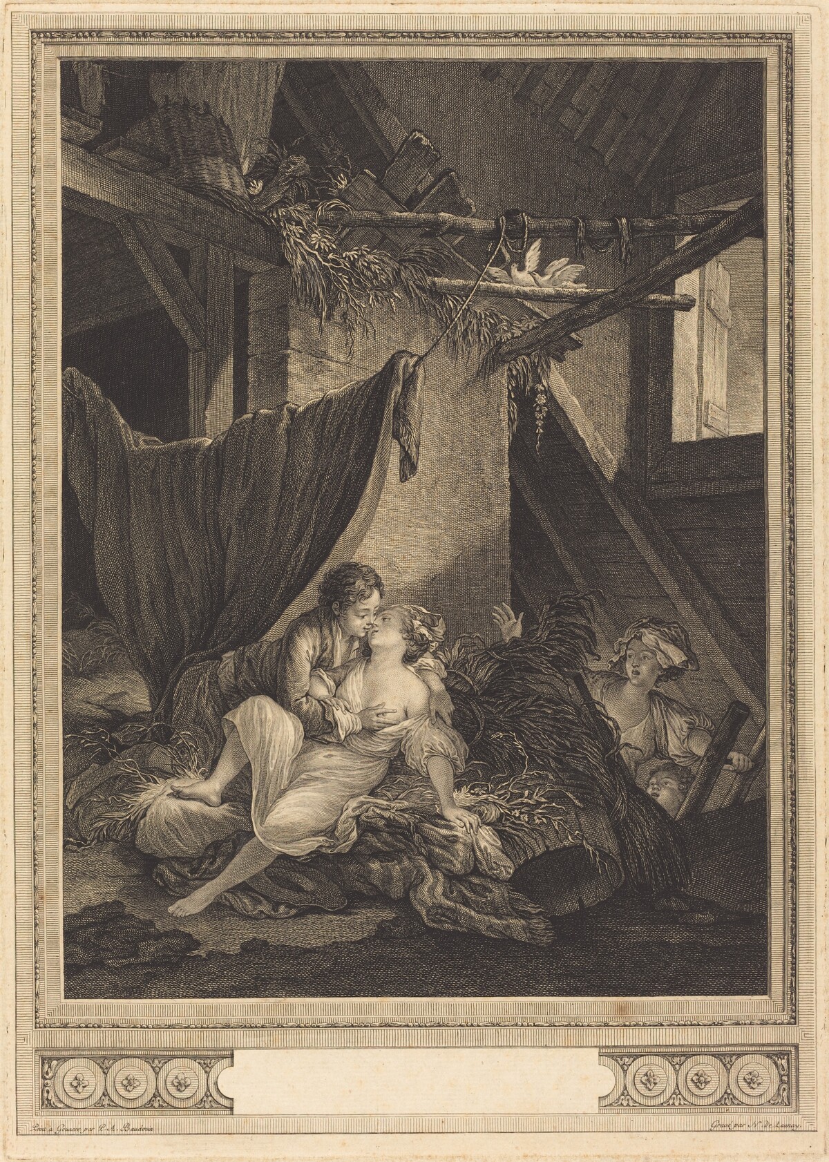 Les Soins tardifs by Nicolas Delaunay after Pierre-Antoine Baudouin