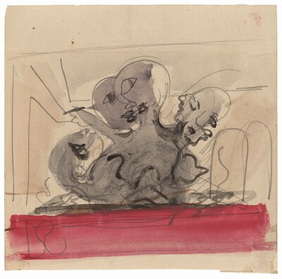 Abstract Composition with Figures
