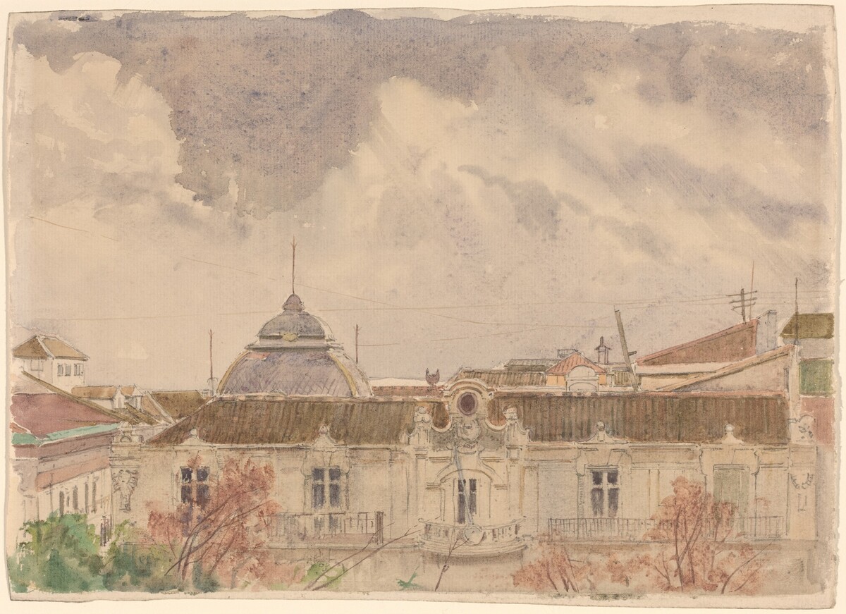 Belvedere Palace, Vienna by Attributed to Rudolf von Alt