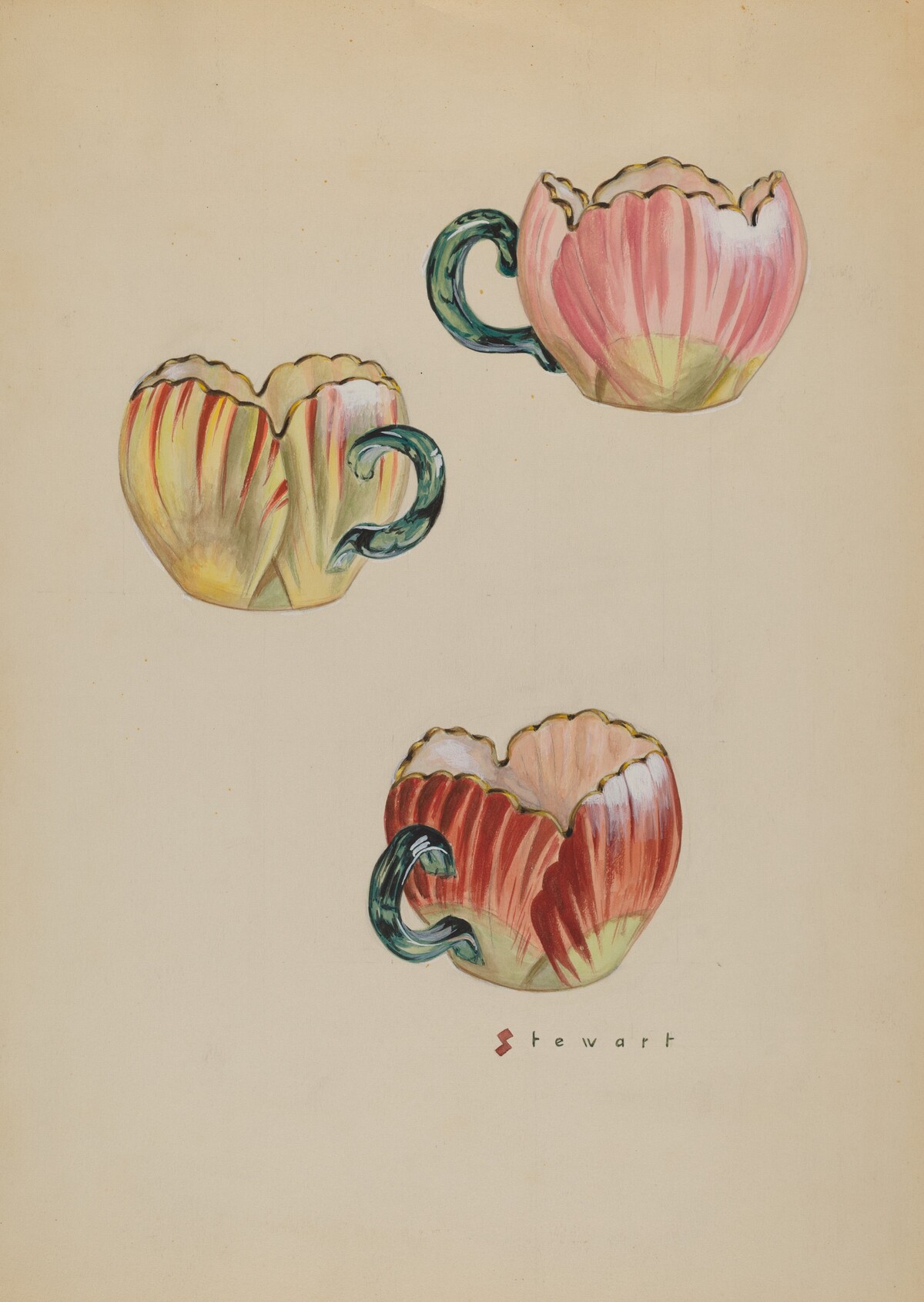 Tulip Cups by Robert Stewart