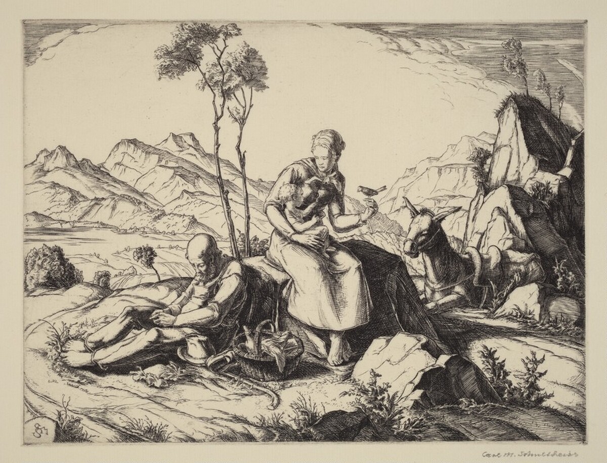 The Flight into Egypt by Carl M. Schultheiss