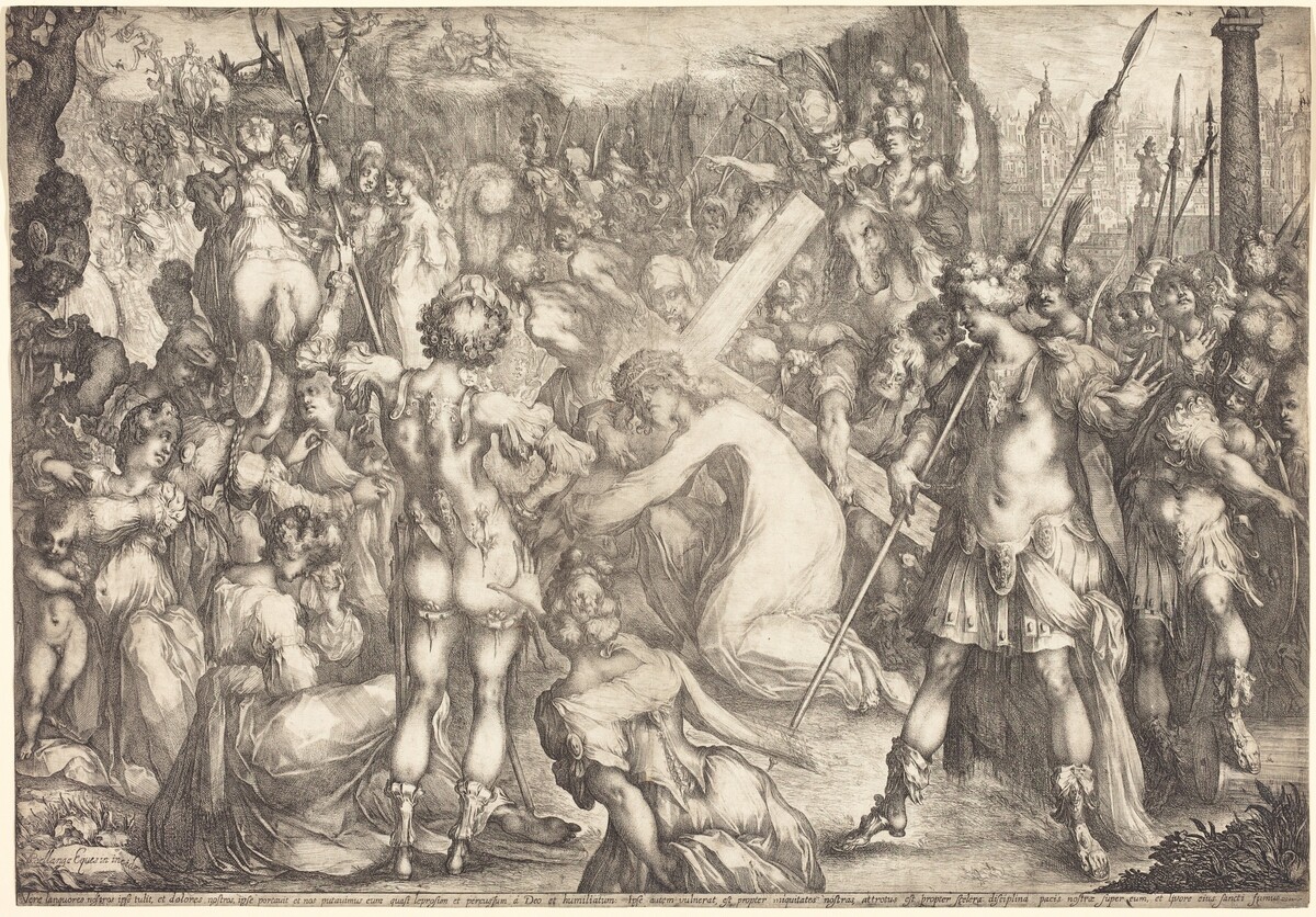 The Road to Calvary by Jacques Bellange
