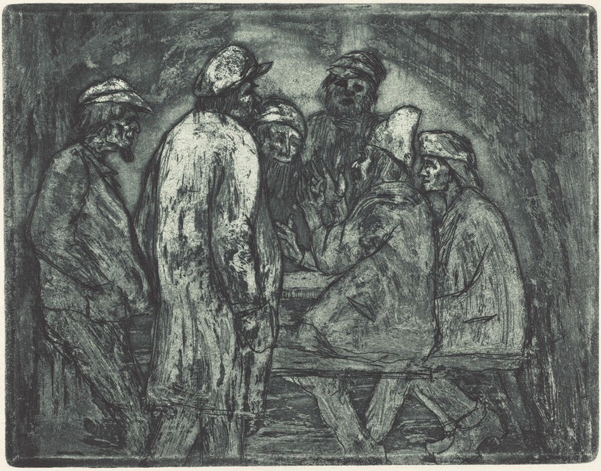 Club Table (Tischgesellschaft) by Emil Nolde