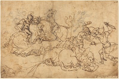 Soldiers Fighting