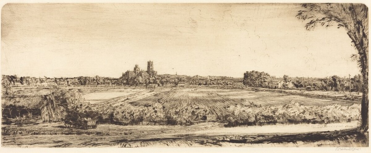 Ely Cathedral by Muirhead Bone