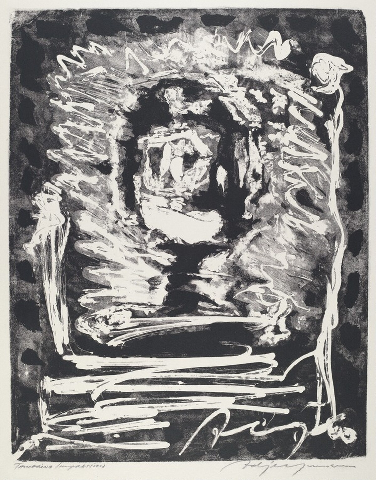 Moonface by Adja Yunkers