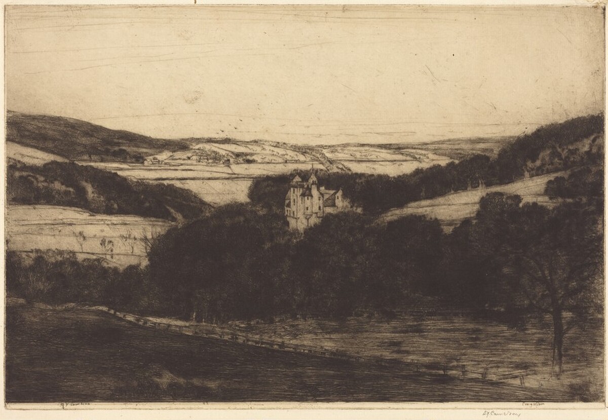 Craigievar by David Young Cameron