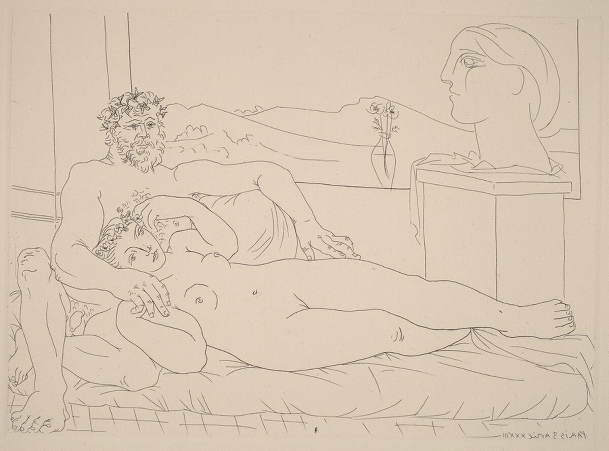 Sculptor at Rest II (Le repos du sculpteur II) by Pablo Picasso