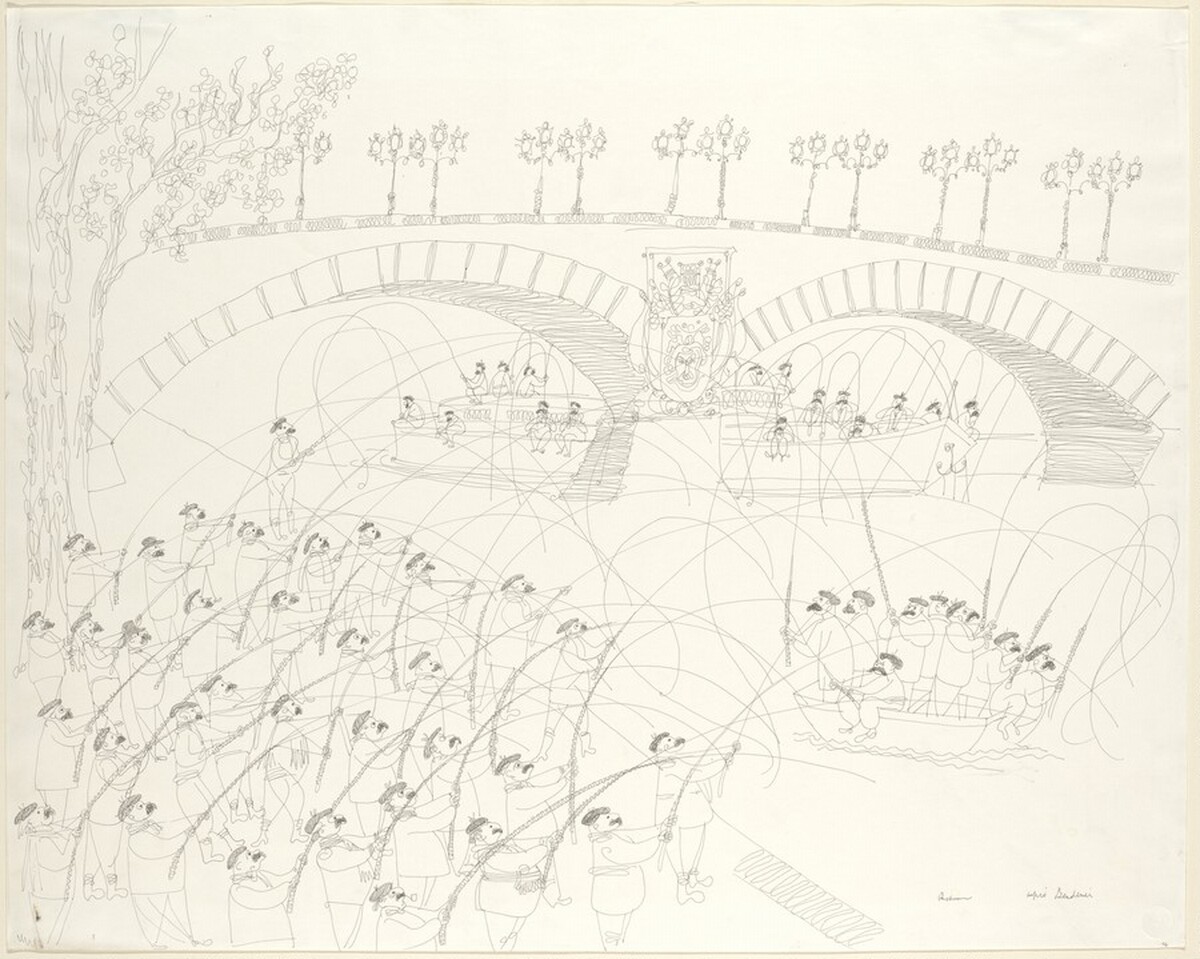 Pecheurs (Fishermen) by Alfred Bendiner
