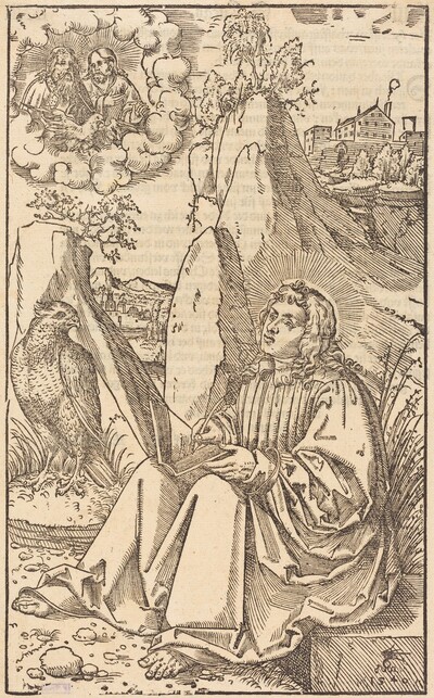 Saint John in a Landscape