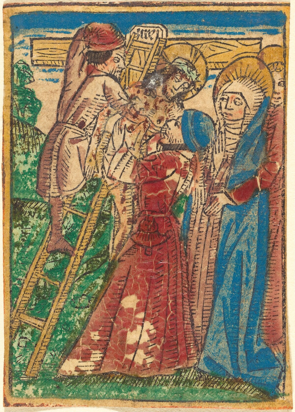 Descent from the Cross by German 15th Century