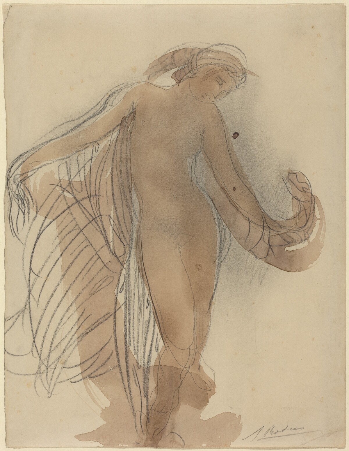 Figure Facing Forward by Auguste Rodin
