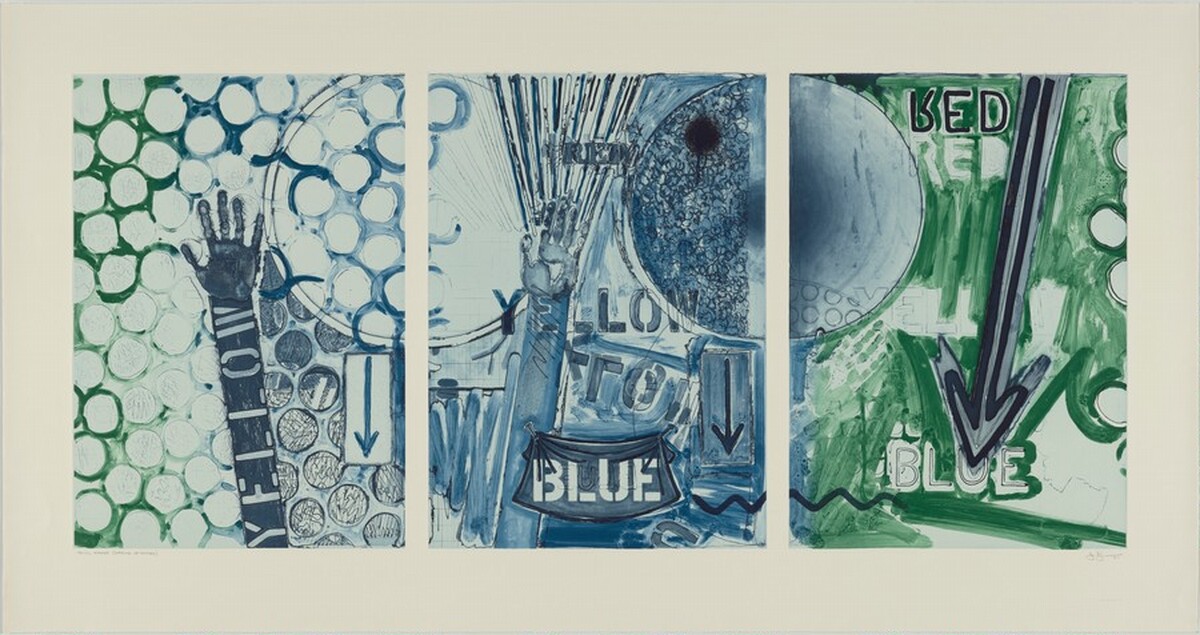Untitled [Spacing of Plates] [trial proof] by Jasper Johns