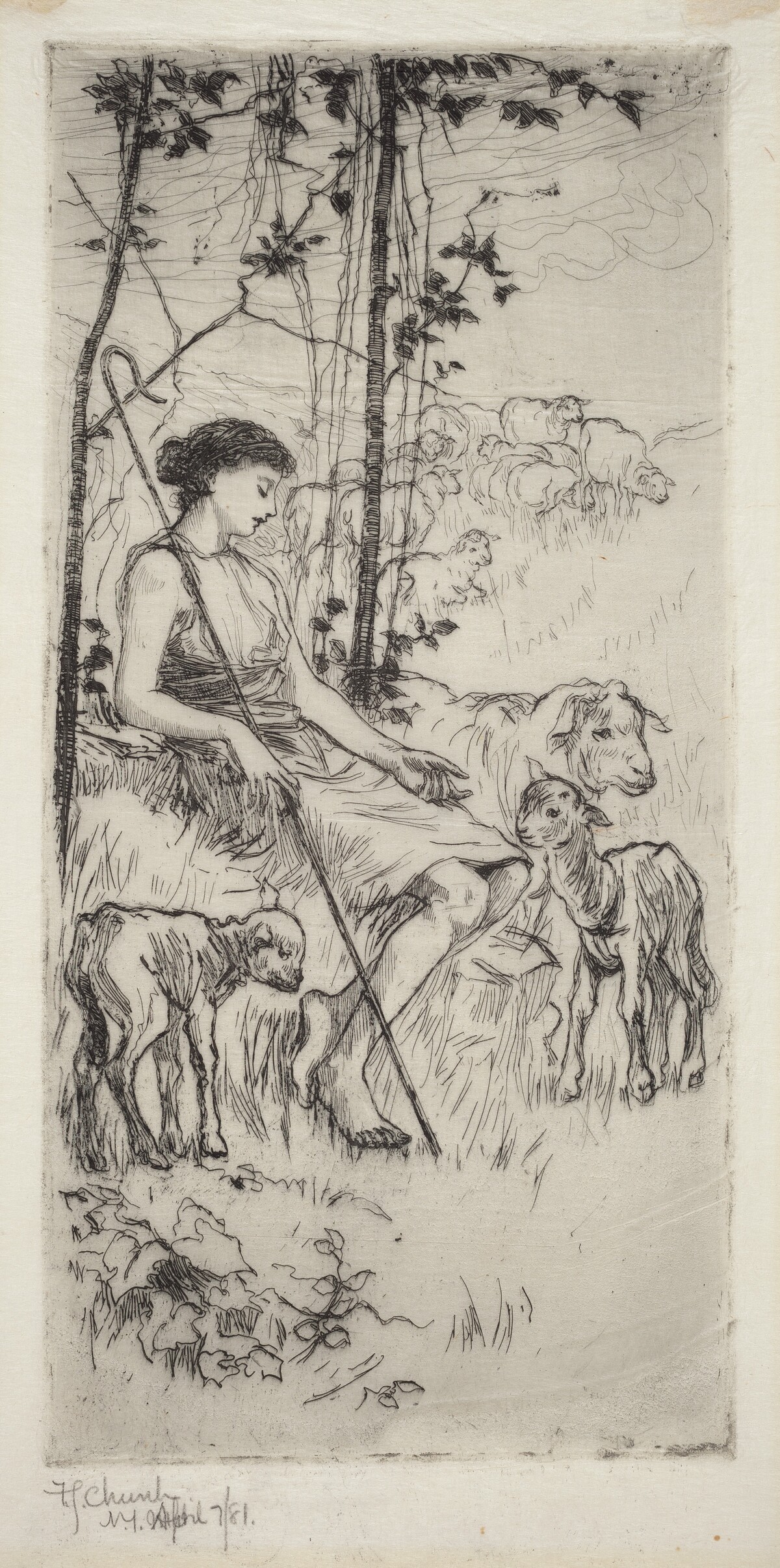 A Pastoral by Frederick Stuart Church