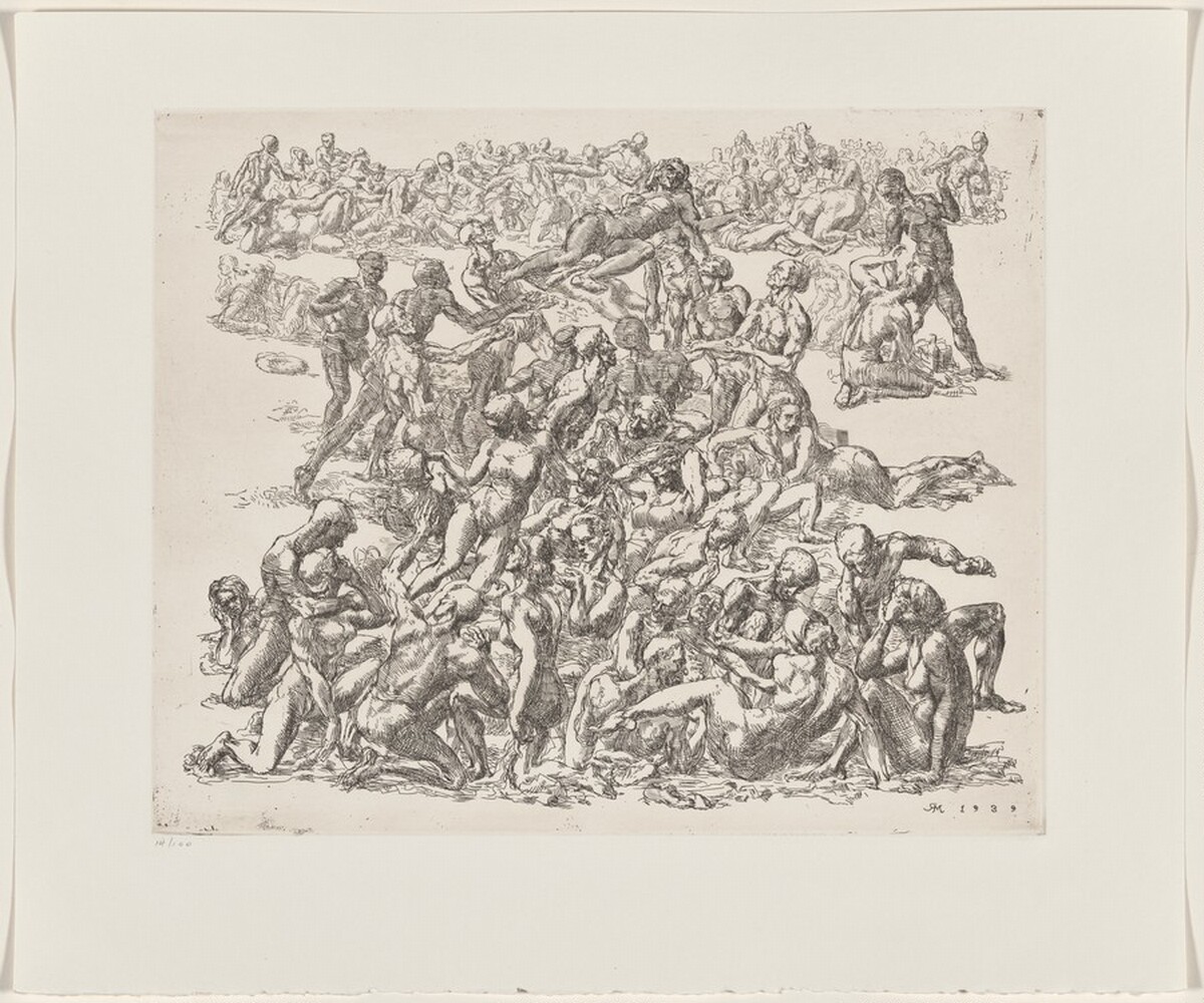 Coney Island Beach #1 by Reginald Marsh