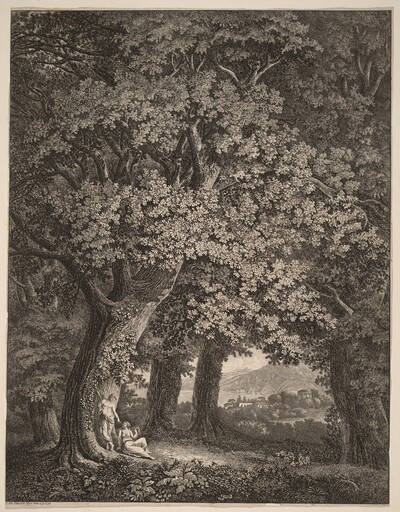 Italian Landscape with a Pair of Shepherds