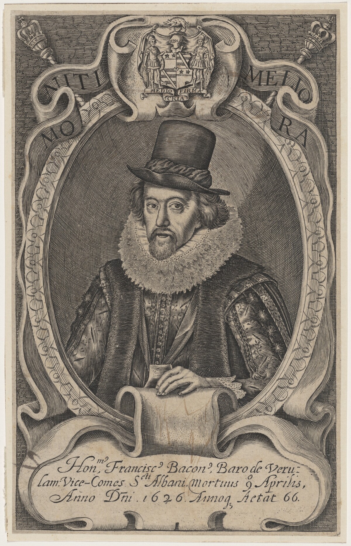 Sir Francis Bacon by Simon de Passe