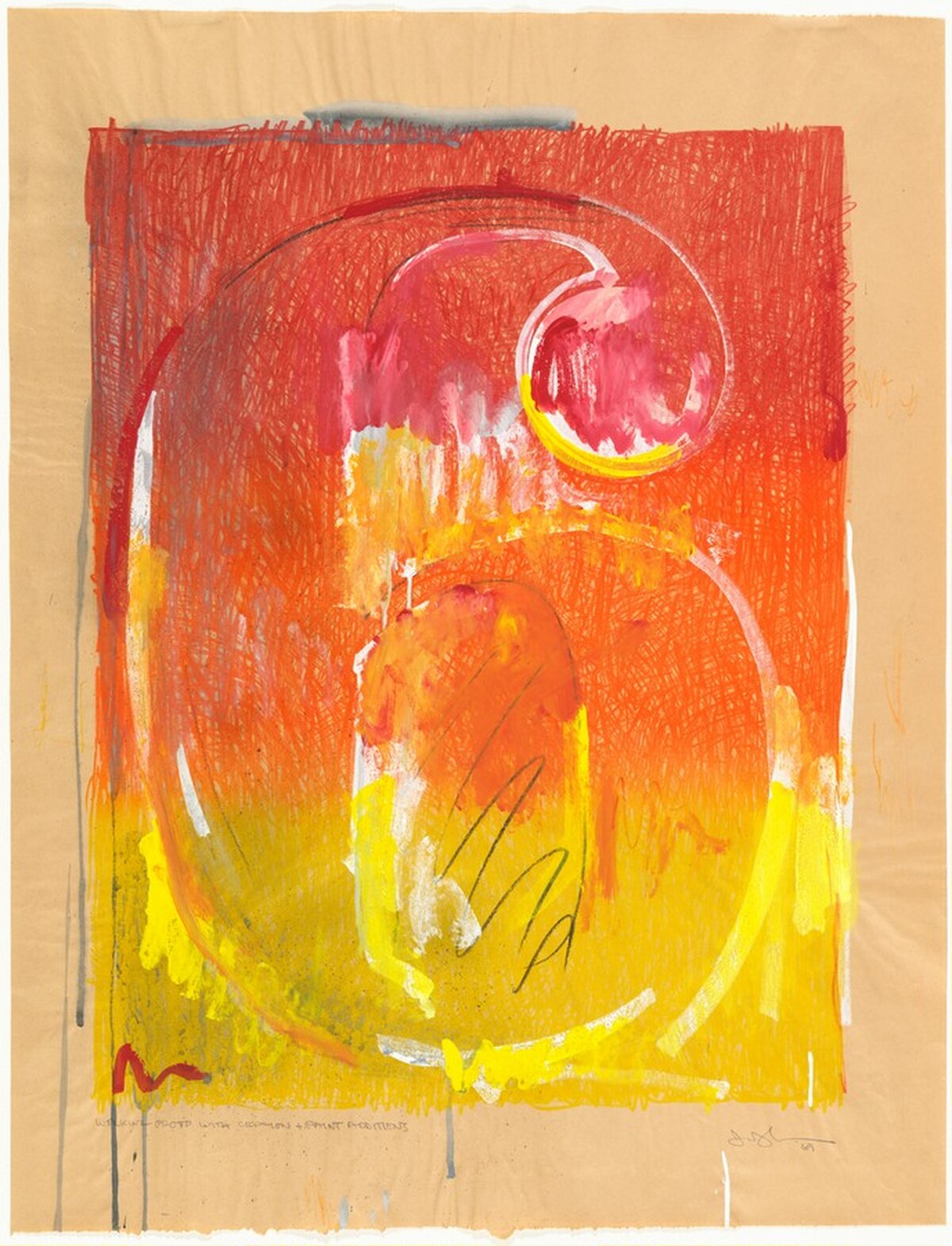 Figure 6 [working proof] by Jasper Johns