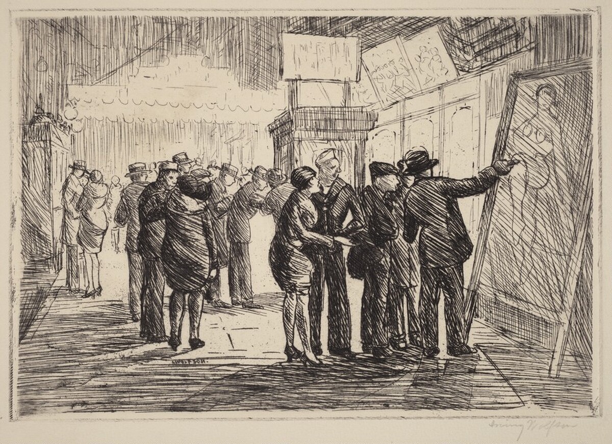 By the Theatre by Irving Wolfson