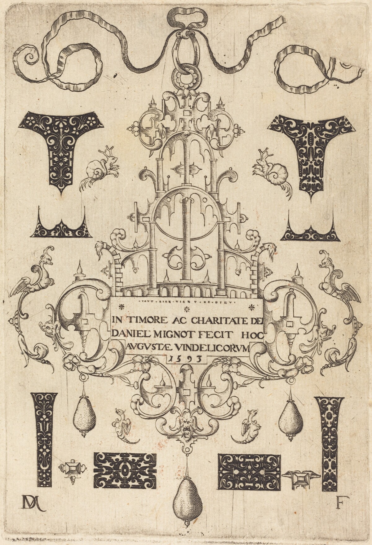 Title Page: Pendant, Surrounded by Eight Small Studs by Daniel Mignot