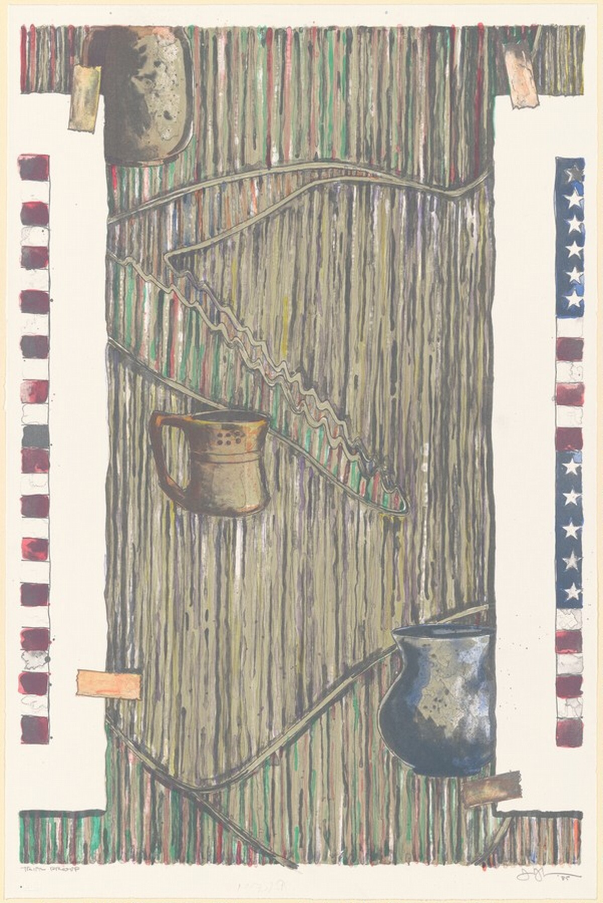 Ventriloquist [trial proof] by Jasper Johns