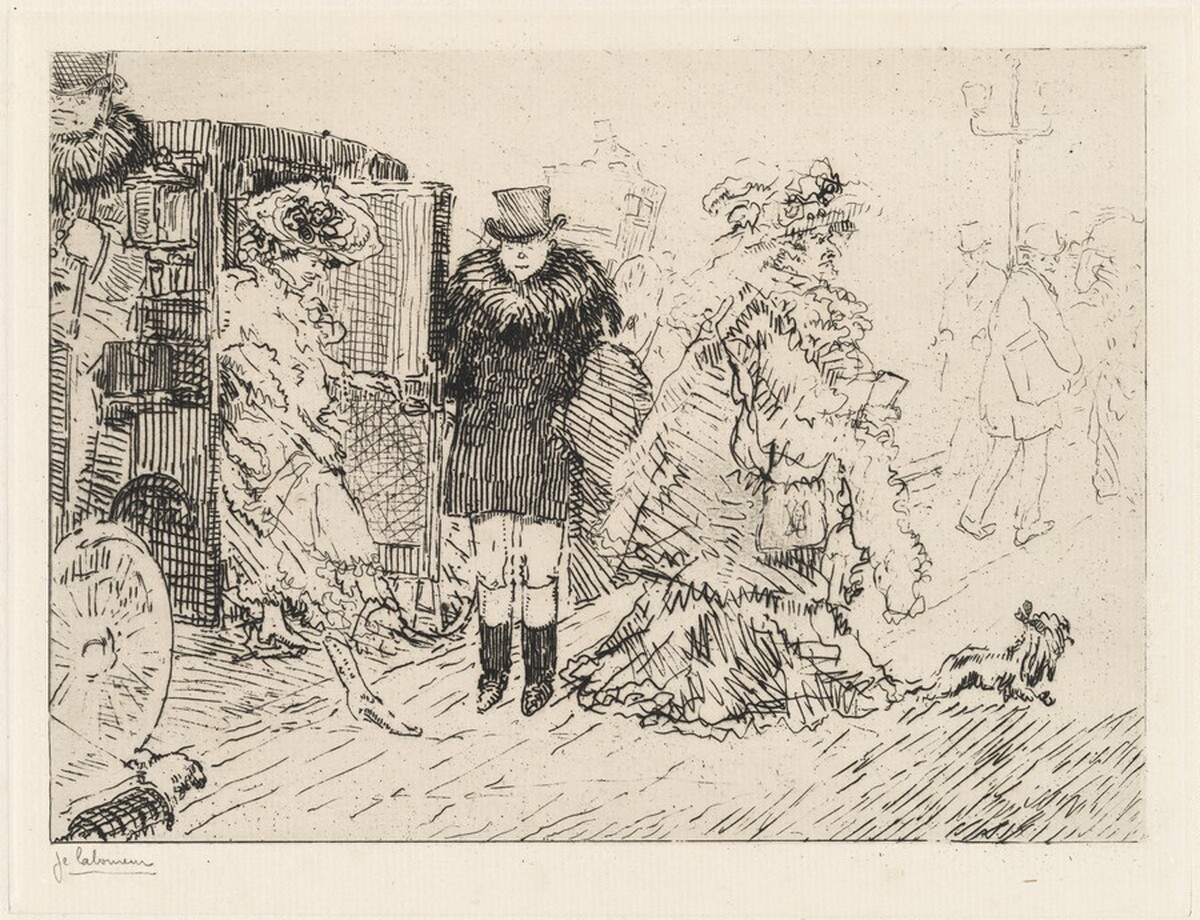 Après-Midi, Cinquième Avenue, New York (Afternoon, Fifth Avenue, New York) by Jean-Émile Laboureur